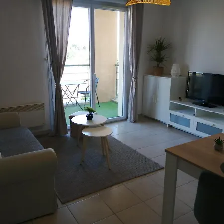 Апартаменти Le Cocon De Marie,piscine, Balcon, Parking Gratuit, Baignoire Каркассонн