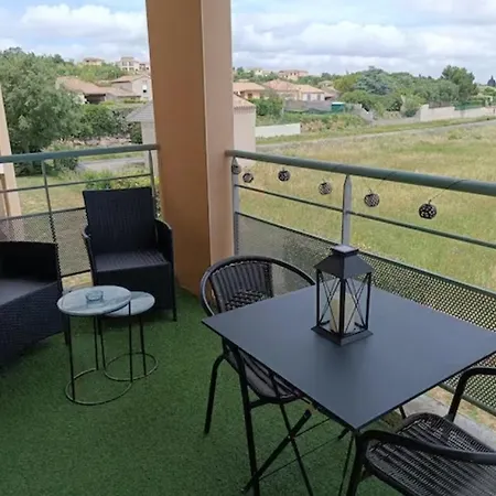 Apartmán Le Cocon De Marie,piscine, Balcon, Parking Gratuit, Baignoire *