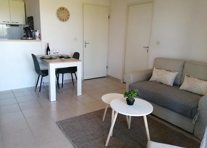 Apartmán Le Cocon De Marie,piscine, Balcon, Parking Gratuit, Baignoire *