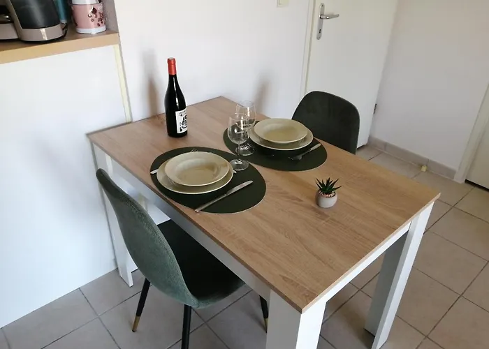 Apartmán Le Cocon De Marie,piscine, Balcon, Parking Gratuit, Baignoire Carcassonne