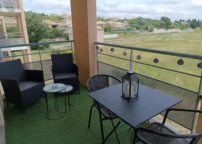 Apartman Le Cocon De Marie,piscine, Balcon, Parking Gratuit, Baignoire *