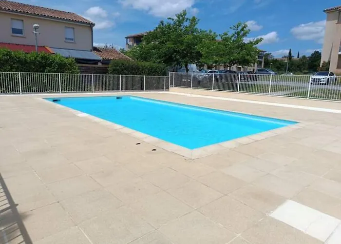 Apartman Le Cocon De Marie,piscine, Balcon, Parking Gratuit, Baignoire Carcassone